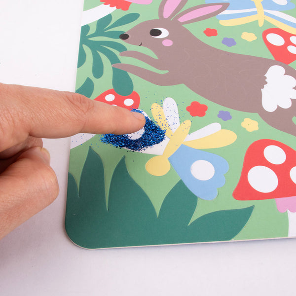 Kunstset mit BIO-Glitter – Glitter art