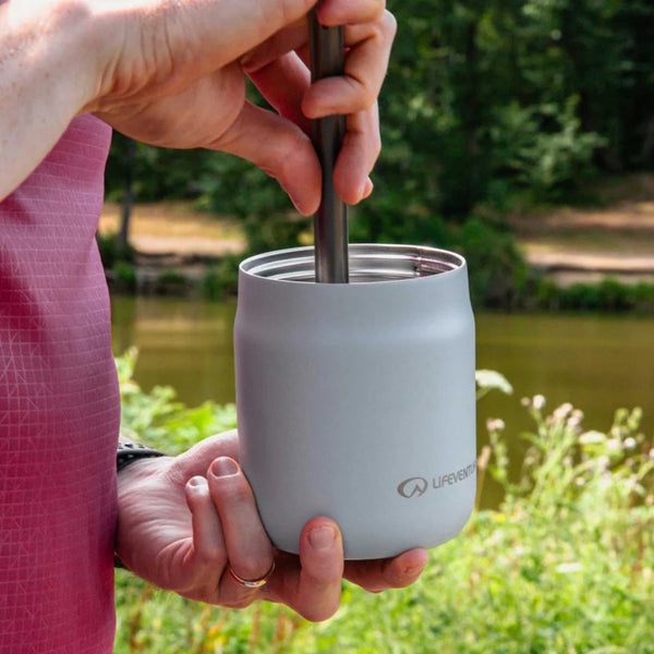 Thermoskanne für Lebensmittel 600 ml – Hellgrau