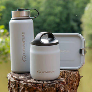 Thermoskanne für Lebensmittel 600 ml – Hellgrau