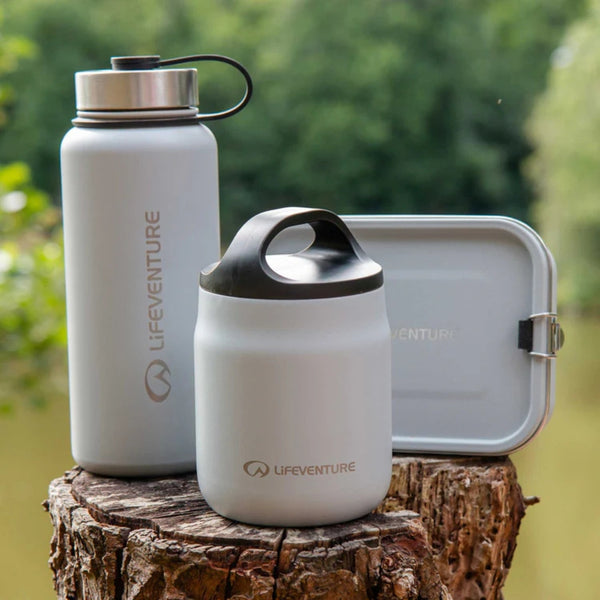Thermoskanne für Lebensmittel 600 ml – Hellgrau