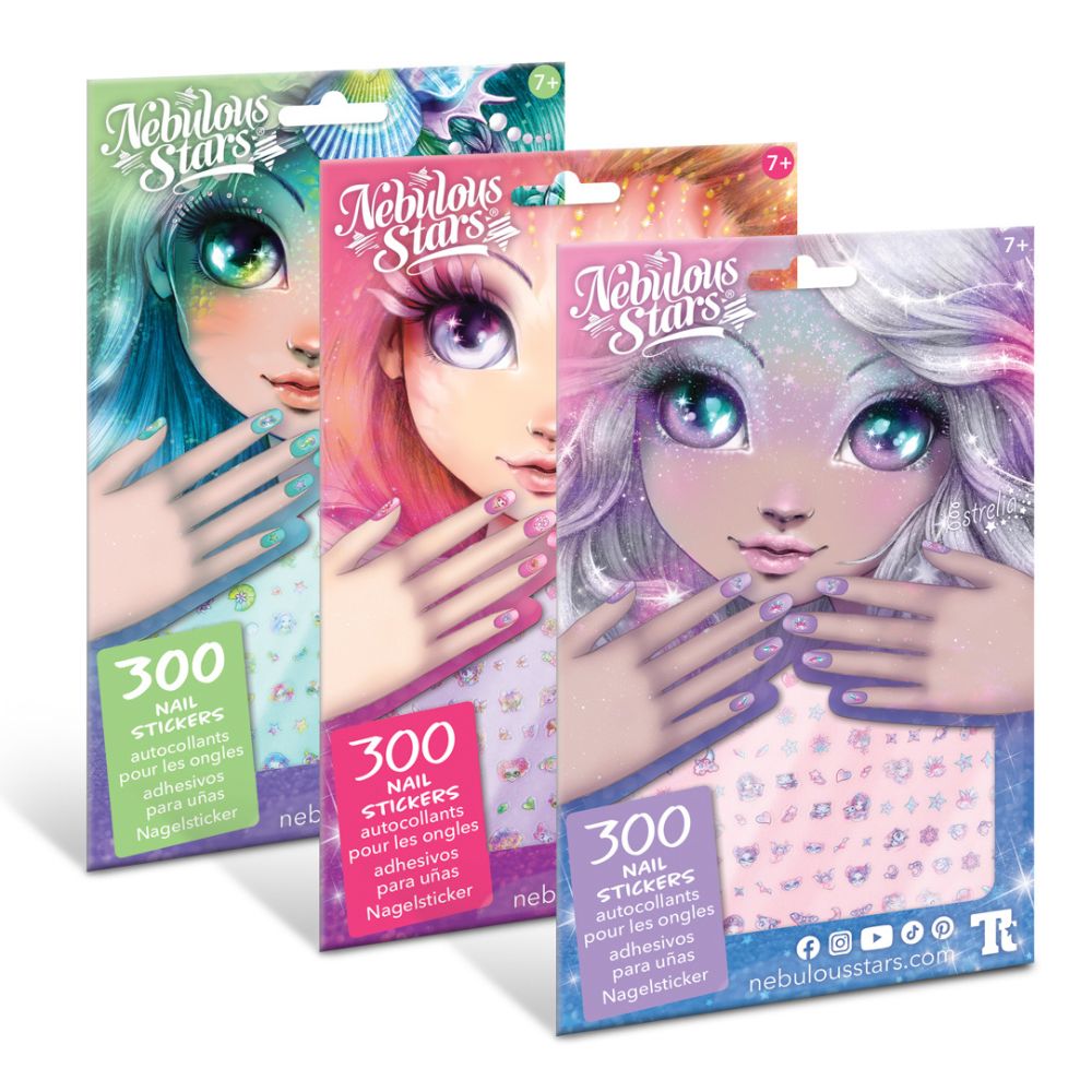 Nagelsticker für Kinder, 300 Stück – Petulia