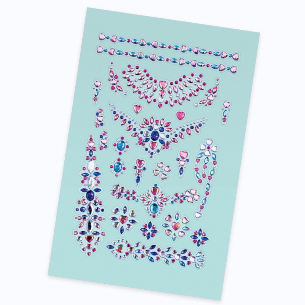 Kristall-Klebetattoos – Cristalia, 25 Stück