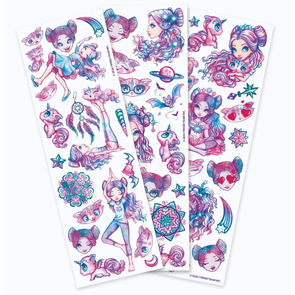 Tattoos für Kinder – Nebulia 50 Stück