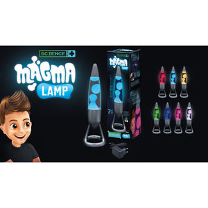 Sichere Magmalampe mit 7 Farben