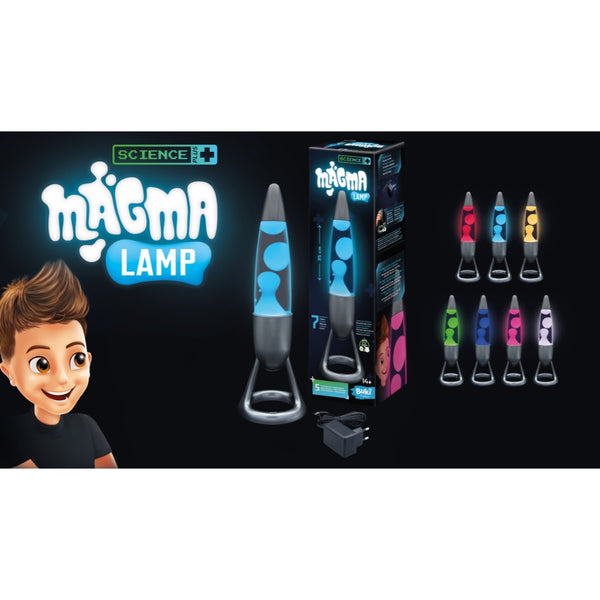 Sichere Magmalampe mit 7 Farben