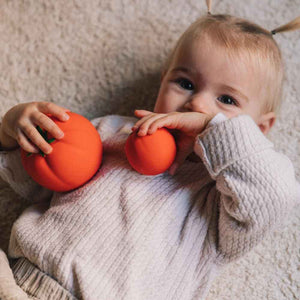 Piłki sensoryczne dla niemowląt Oli&Carol - Sałatka Jarzynowa