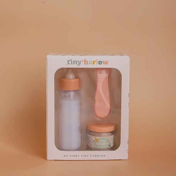 Tiny Tummies Set mit Zauberflasche und Glas – Baby Cereal