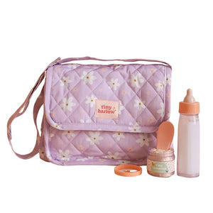 Tasche mit Zubehör für Puppen – Lilac Daisy