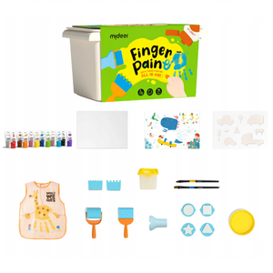 Fingerfarben-Set mit Zubehör