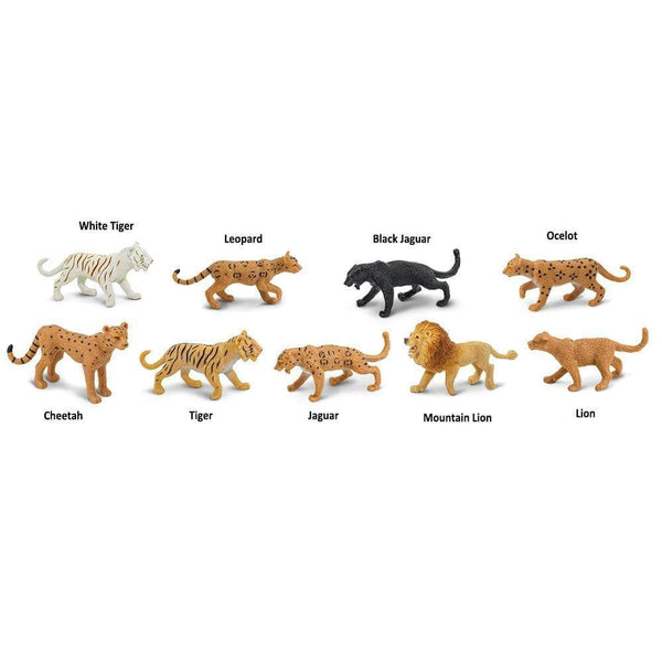 TOOB Figuren-Set in der Tube – Großkatzen