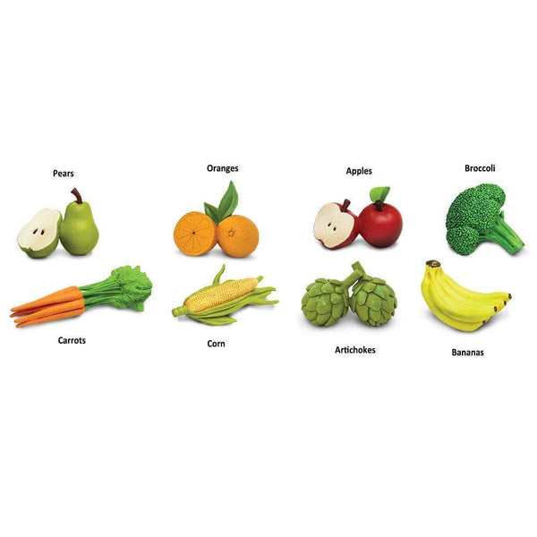 TOOB Figurenset in der Tube – Obst und Gemüse