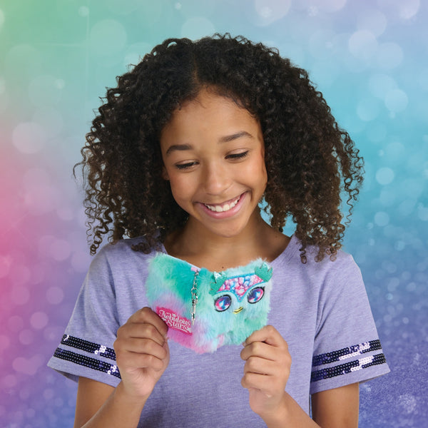 Plüsch-Mini-Notizbuch mit Anhänger – Stella