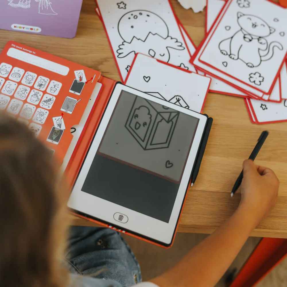 Podświetlany tablet do rysowania Kidydraw Mini Kidywolf - Kawai