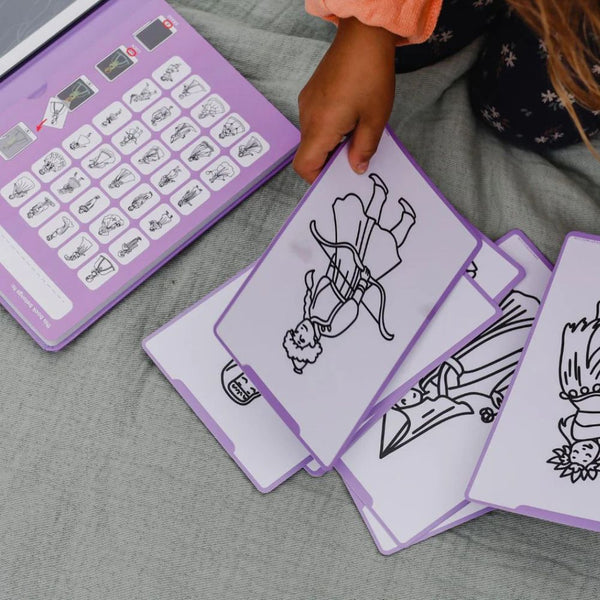 Beleuchtetes Zeichentablett Kidydraw Mini – Prinzessinnen