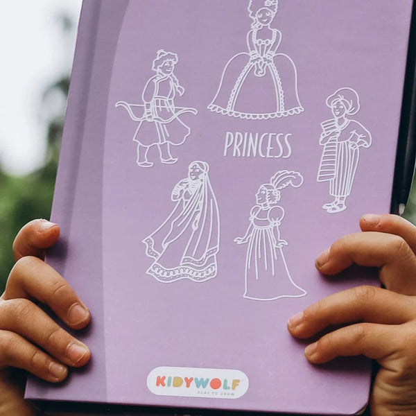 Beleuchtetes Zeichentablett Kidydraw Mini – Prinzessinnen