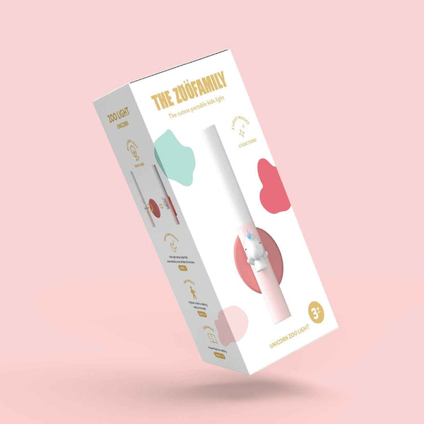 Przenośna lampka Zoo Light The Zoofamily - Jednorożec