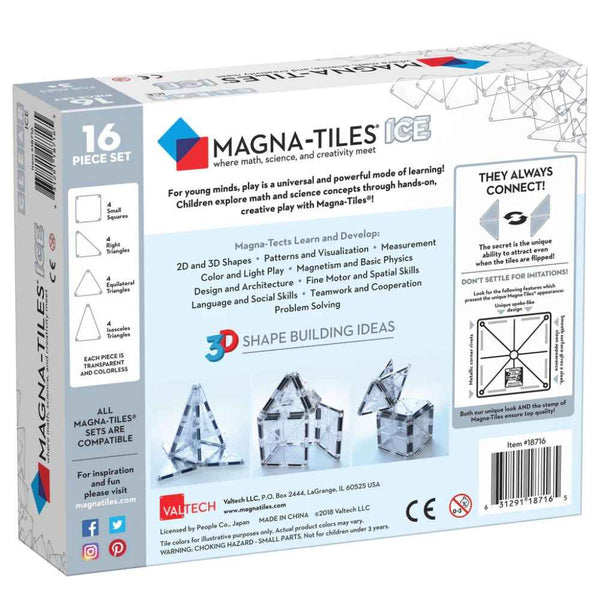 Klocki magnetyczne MAGNA-TILES - Ice 16 el.