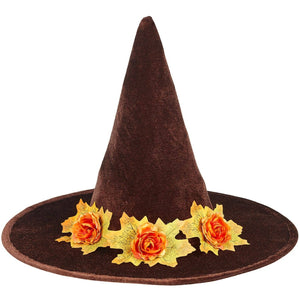 Kostüm – Tüllkleid mit Blumen und Hut, Hexe Sabrina, 3–4 Jahre