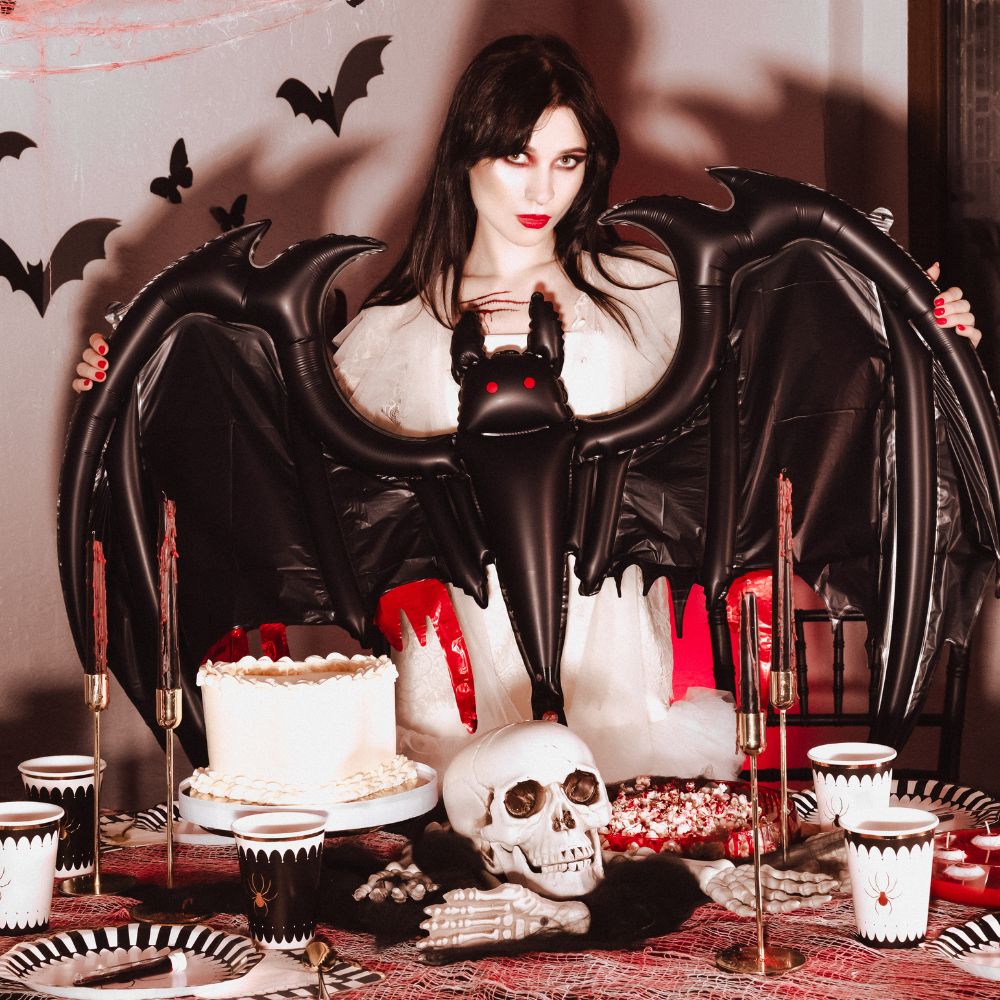 Folienschlauchballon Party Deco – Fledermaus 120 x 81 cm