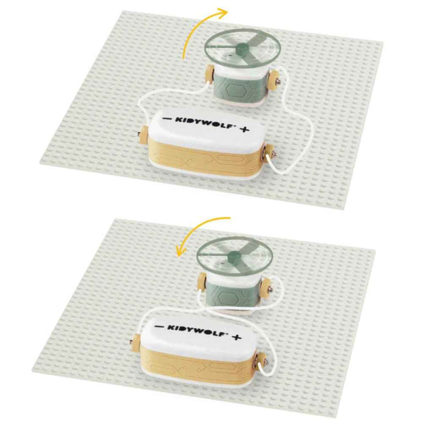 Zestaw konstrukcyjny elektryczność Kidywolf - Starter 11 el.