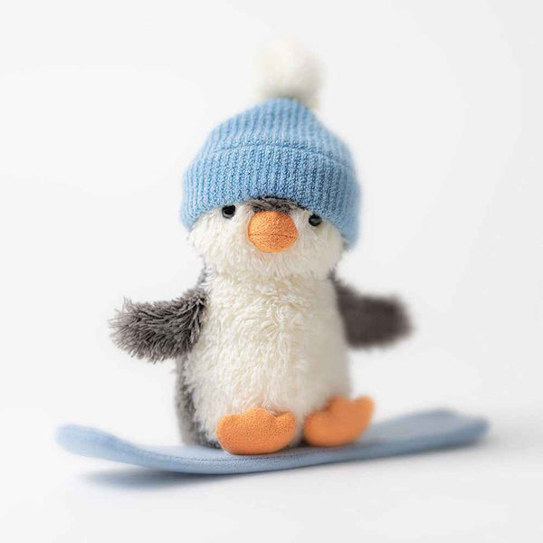 Pluszowy Pingwin na Snowboardzie Jellycat 12 cm