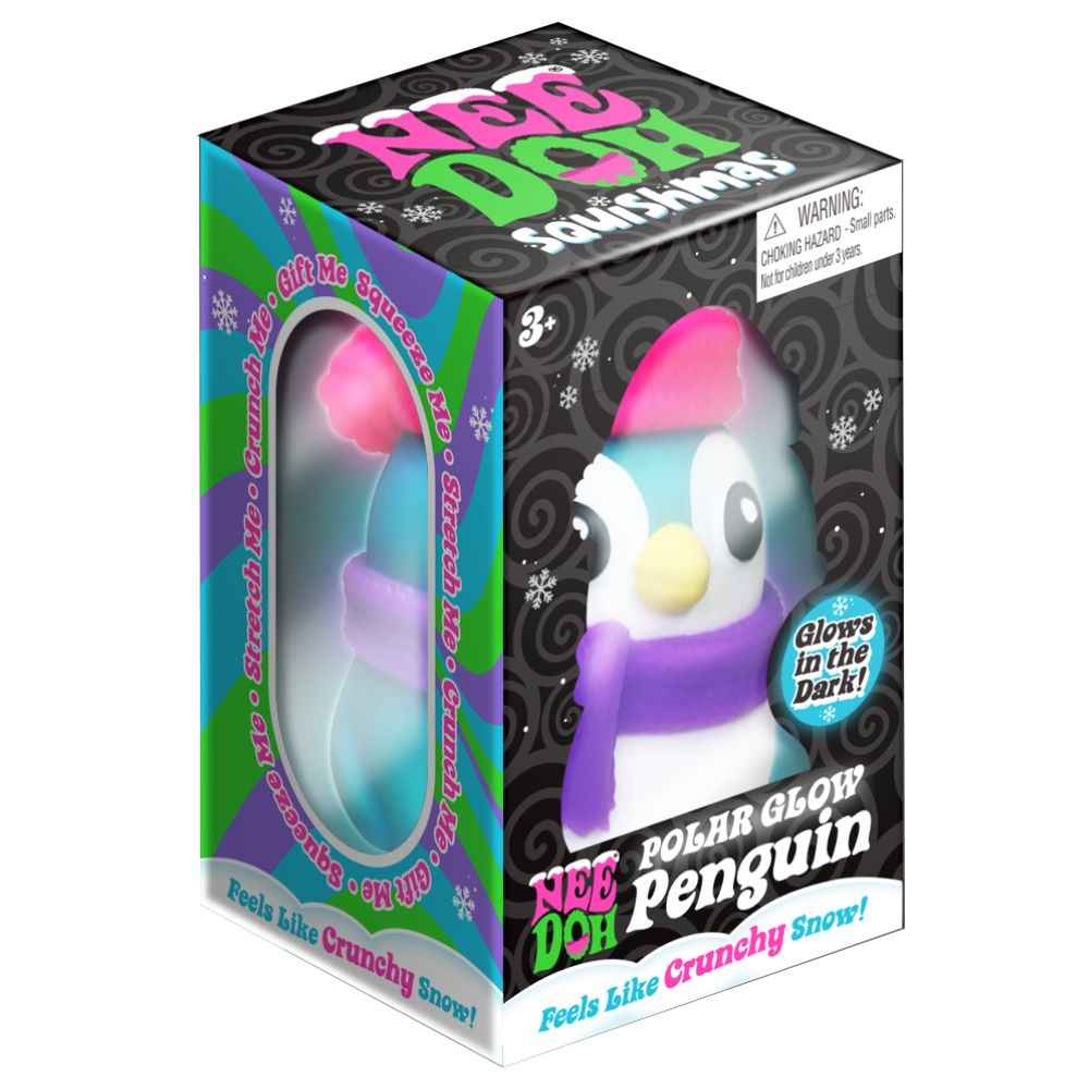Sensoryczny gniotek Schylling - Polar Glow Penguin Needoh