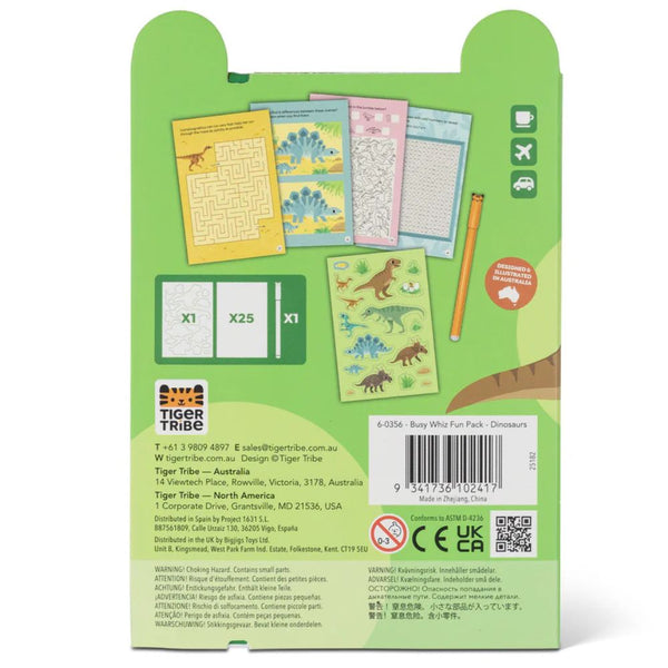 Ein Buch voller Rätsel, Labyrinthe und Spiele – Dinosaurier