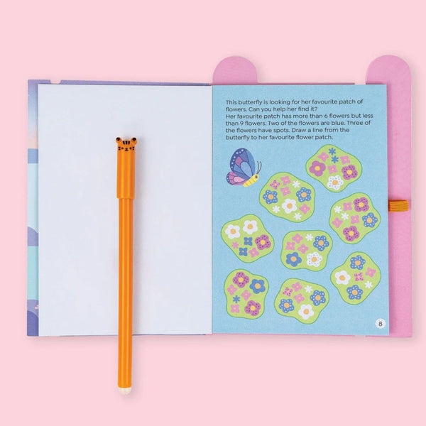 Ein Buch voller Rätsel, Labyrinthe und Spiele – Einhörner