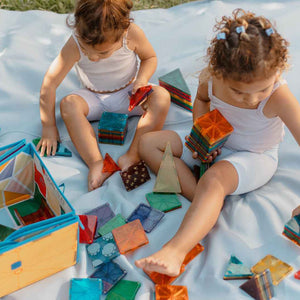 Skrzynia na klocki i Mata interaktywna 2 w 1 MAGNA-TILES