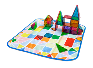 Skrzynia na klocki i Mata interaktywna 2 w 1 MAGNA-TILES