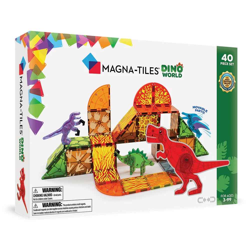 Klocki magnetyczne MAGNA-TILES - Dino World 40 el.