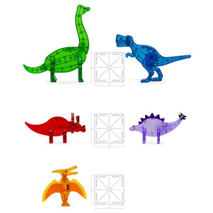 Klocki magnetyczne MAGNA-TILES - Zestaw Dino 5 el.