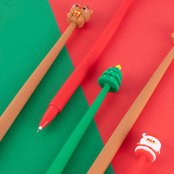 Świąteczny elastyczny długopis Apli Kids - Renifer