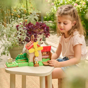 Spielset – Windmühle mit Garten & Häschen Sam