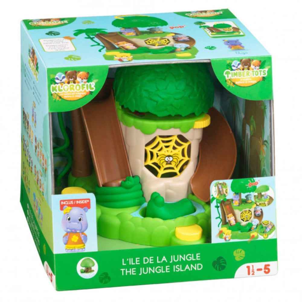 Tropeninsel mit Nilpferd Olga