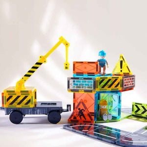 Magnetische Konstruktionsspielzeug Kleiner Architekt – 36 Teile