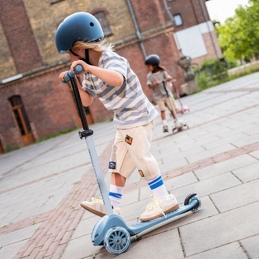 Dreirad-Kinderroller- Highwaykick 3S, Steel