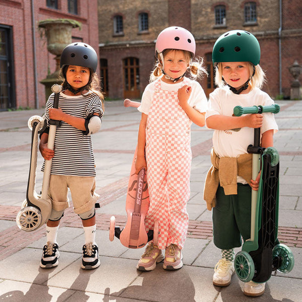 Dreirad-Kinderroller- Highwaykick 3S, Forest
