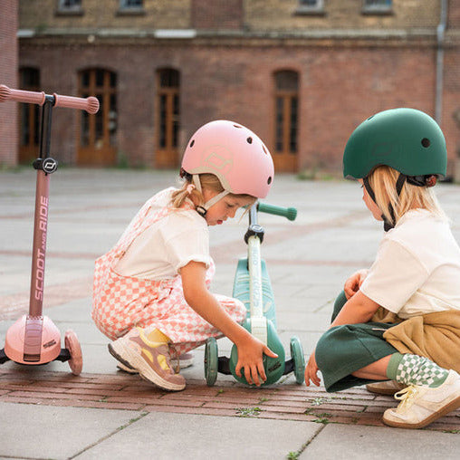 Dreirad-Kinderroller- Highwaykick 3S, Forest