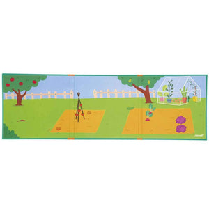 Magnetyczna układanka Magneti'stories Janod - W ogródku