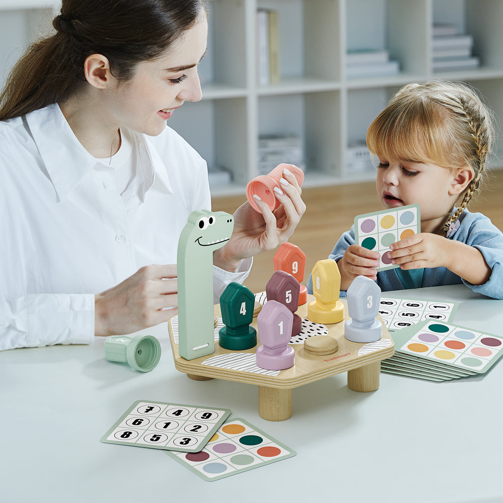 Lernspiel Dino – Farben & Zahlen spielerisch lernen