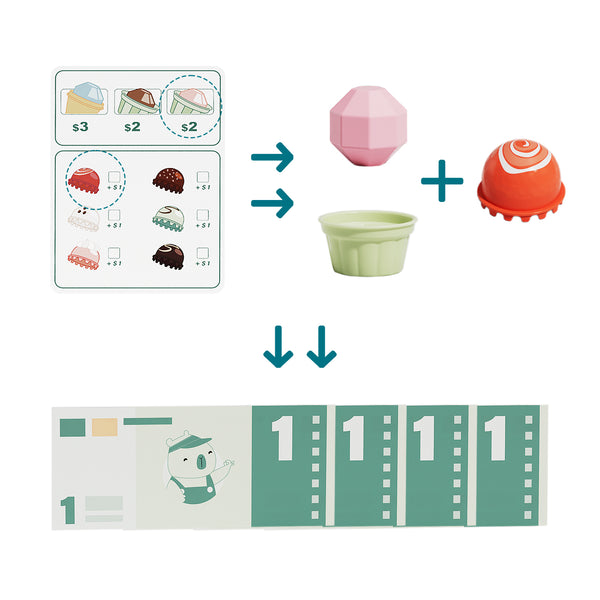 Große Eisdiele aus Holz