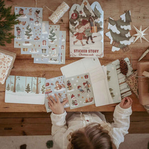 Little Dutch weihnachtliches Stickerset mit Postkarten - Ansicht 4