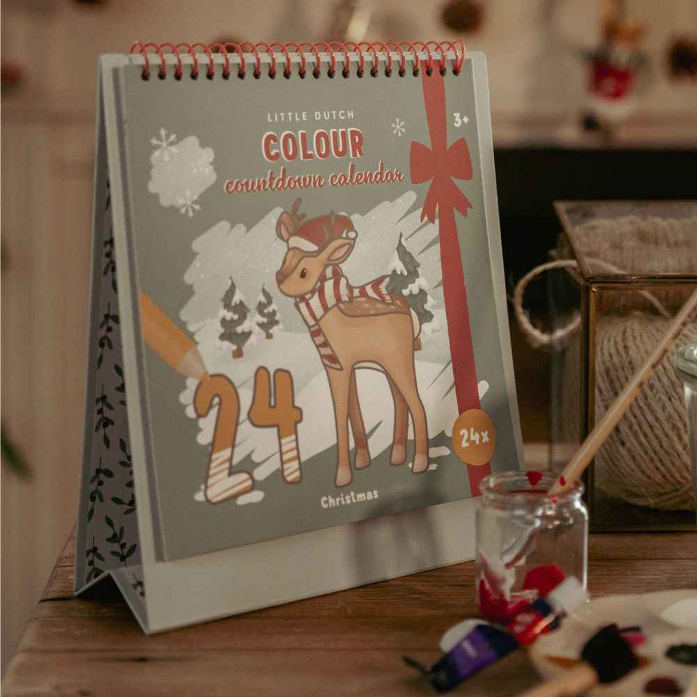 Adventskalender Malbuch – 24 Ausmalseiten mit Weihnachtsmotiven