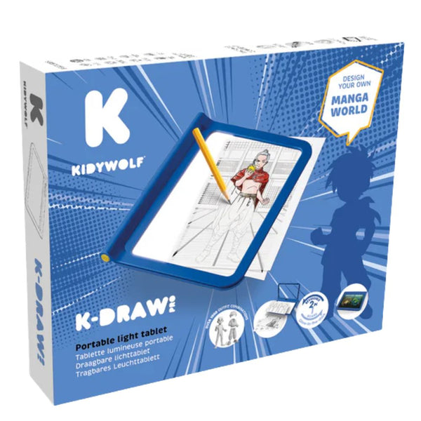 Beleuchtetes Tablet zum Schreiben- und Zeichnenlernen Kidydraw Pro – Manga
