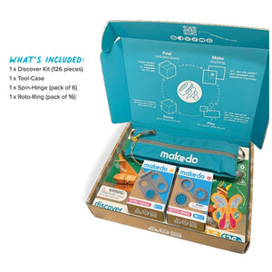 Holiday Bundle – DIY Werkzeugset aus Karton mit 149 Teilen für kreative Konstruktionen