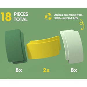 Konstruktionsset Starter Set – Bögen, 18 Teile