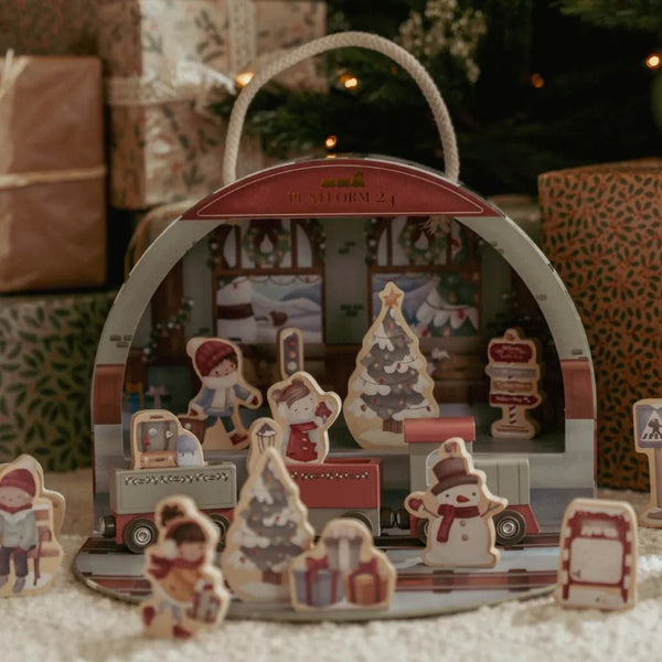 Adventskalender im Koffer X-MAS