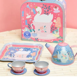 Teeset im Koffer – Ballerinas, 7-teilig