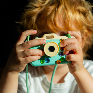 Kamera - Gelb/Mint